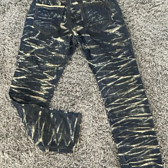 The Heritage By America 1776 Men’s Distressed Acid Wash Denim Jeans Size 40x34